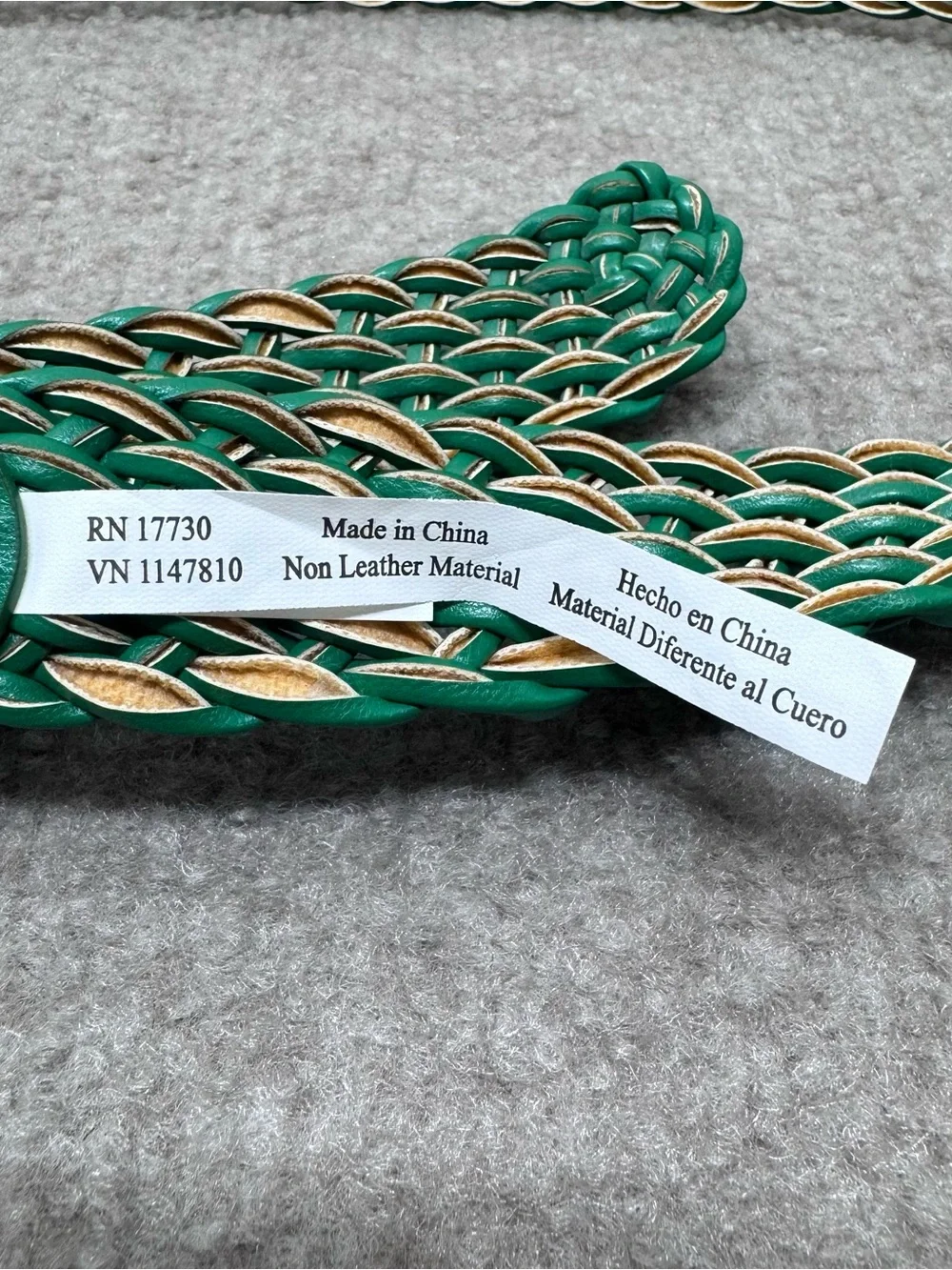 Target Braided Belt Bundle - green and brown